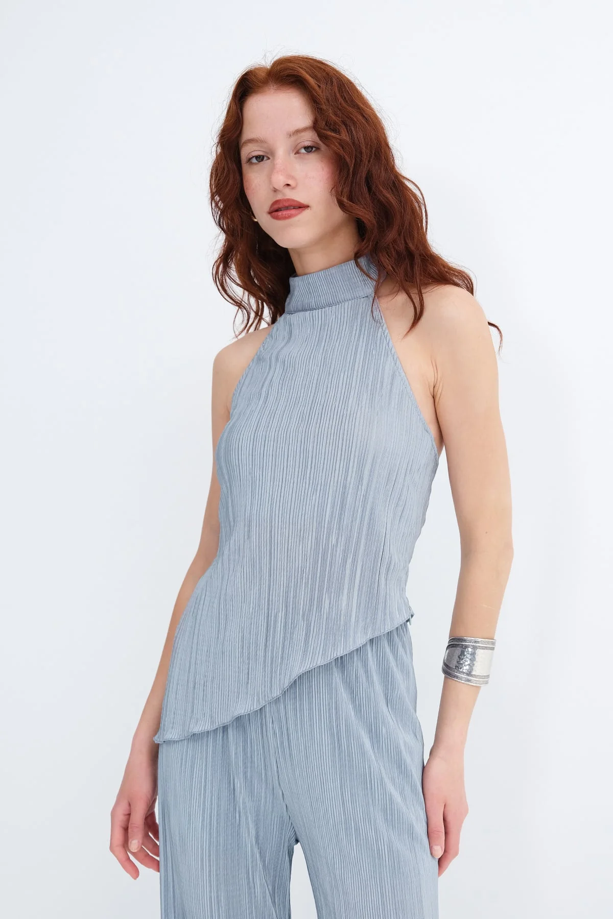 Asymmetrical Cut Blouse - Image 3