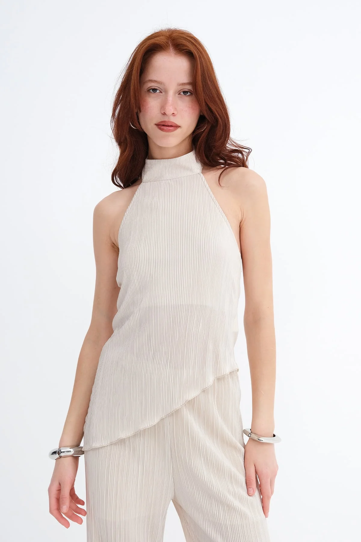 Asymmetrical Cut Blouse - Image 6