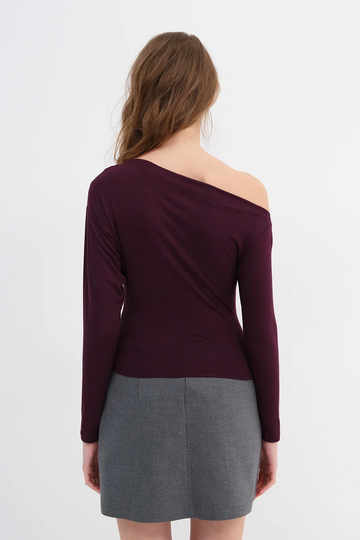 Basic Boat Neck Blouse - Image 22