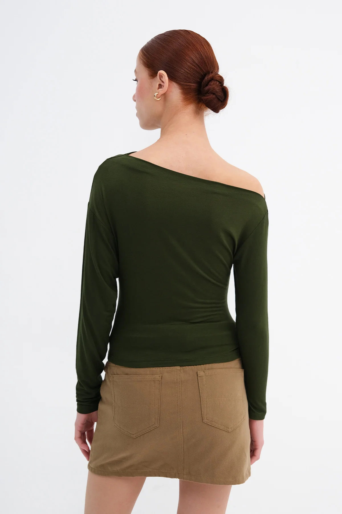 Basic Boat Neck Blouse - Image 9