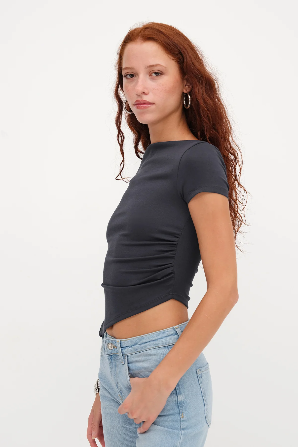 Boat Neck Blouse - Image 26