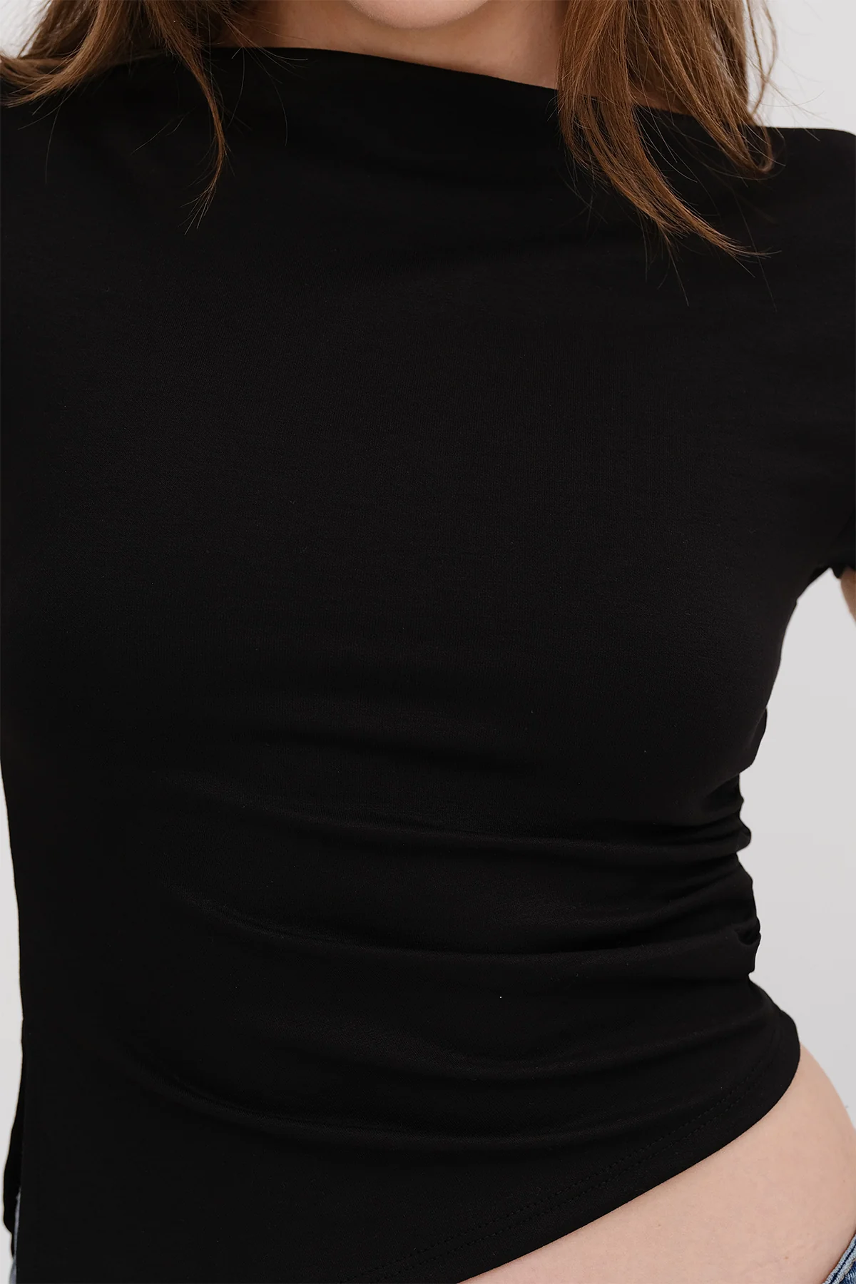 Boat Neck Blouse - Image 3