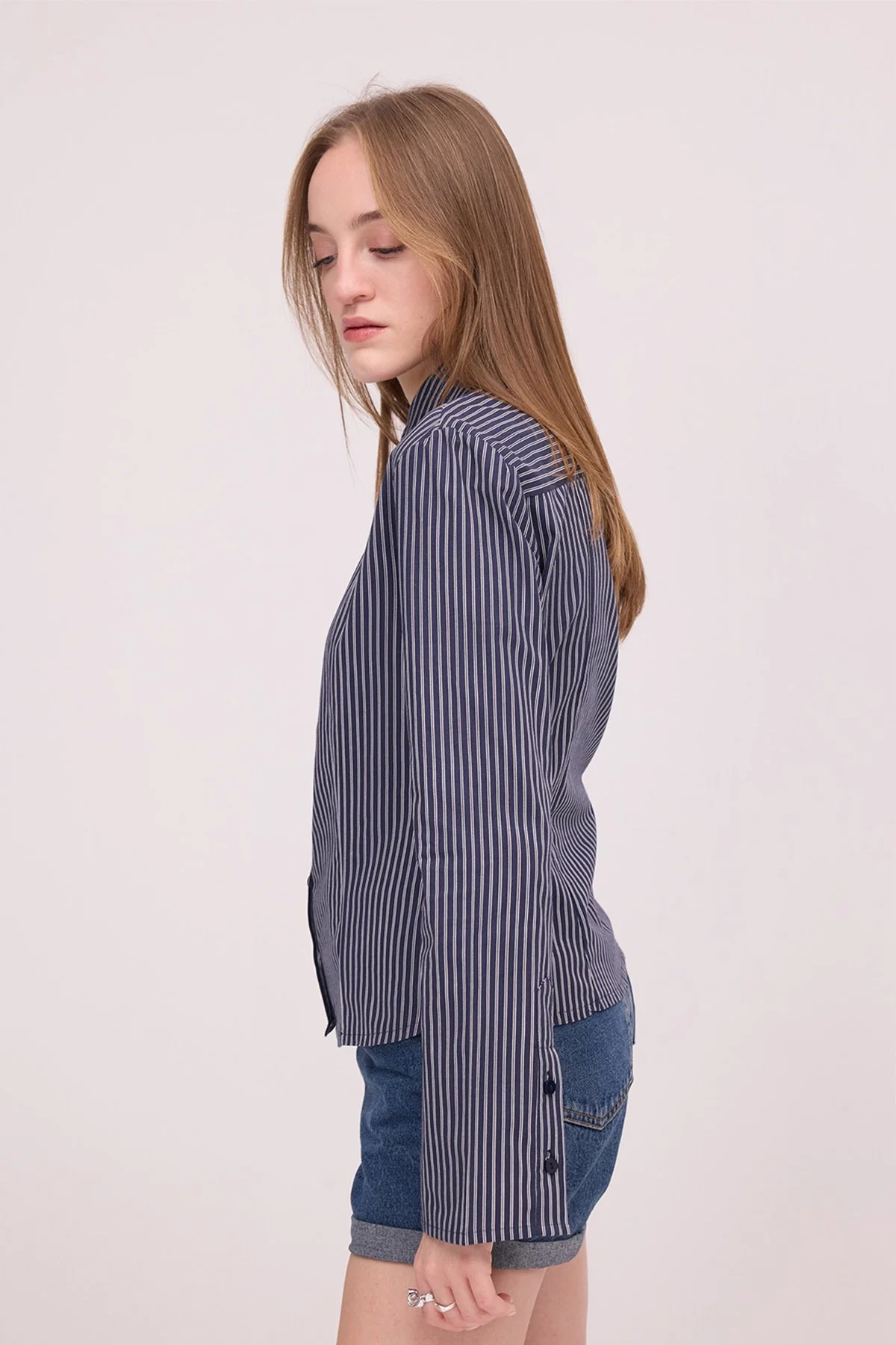 Buttoned Striped Shirt - Image 24