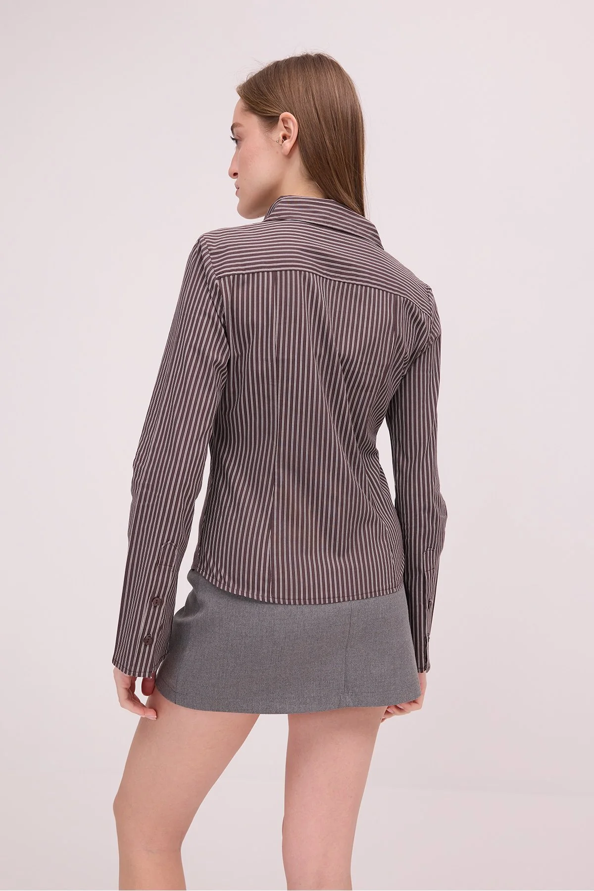Buttoned Striped Shirt - Image 29