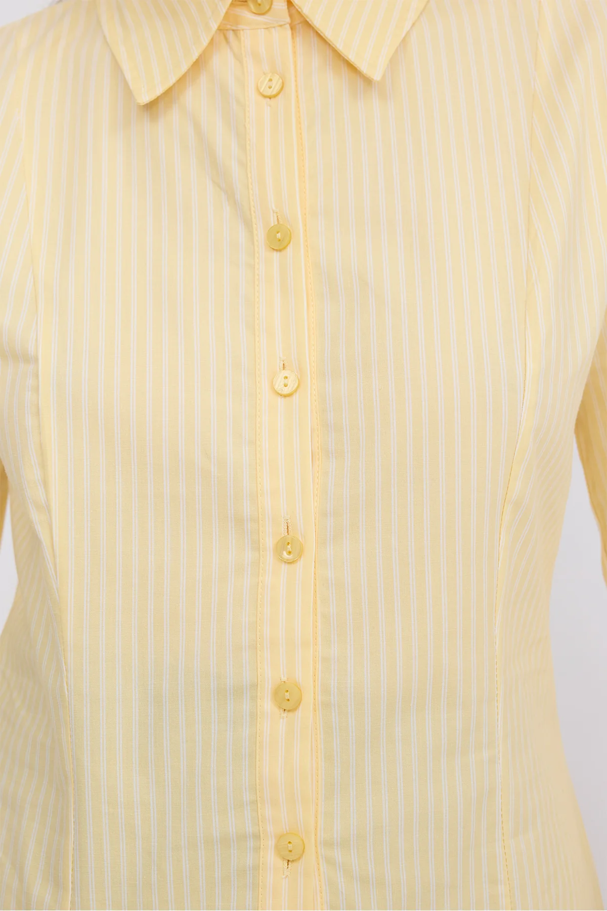 Buttoned Striped Shirt - Image 9