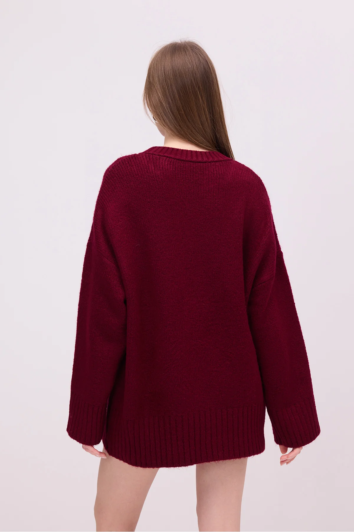Crew Neck Basic Knitwear Sweater - Image 16