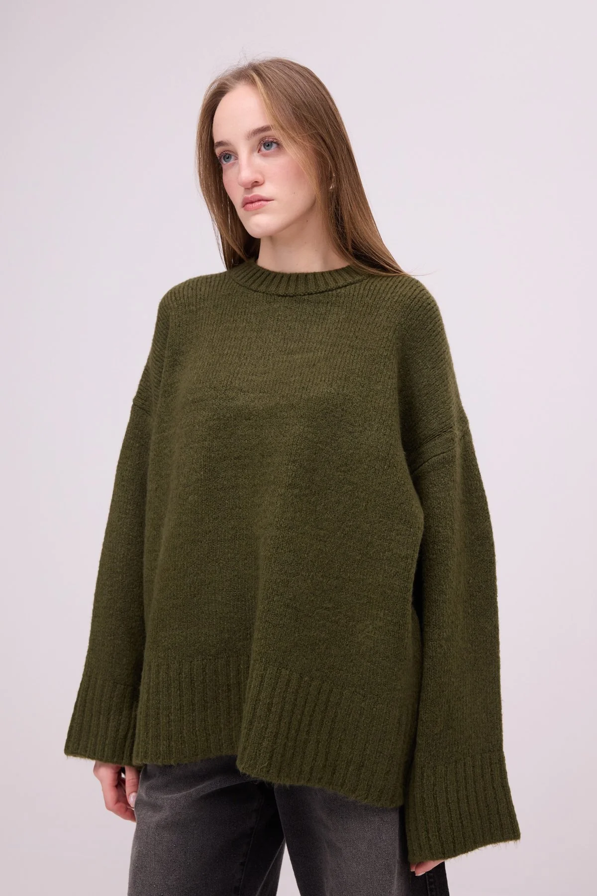 Crew Neck Basic Knitwear Sweater - Image 23