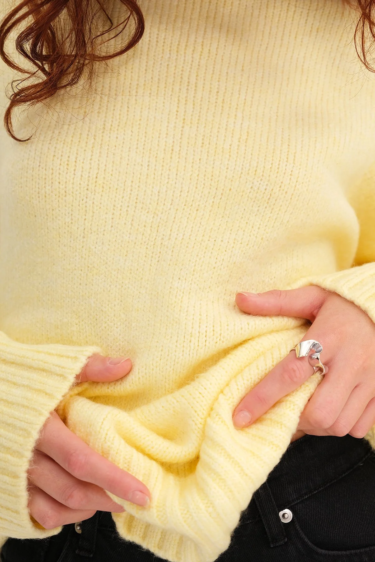 Crew Neck Basic Knitwear Sweater - Image 38