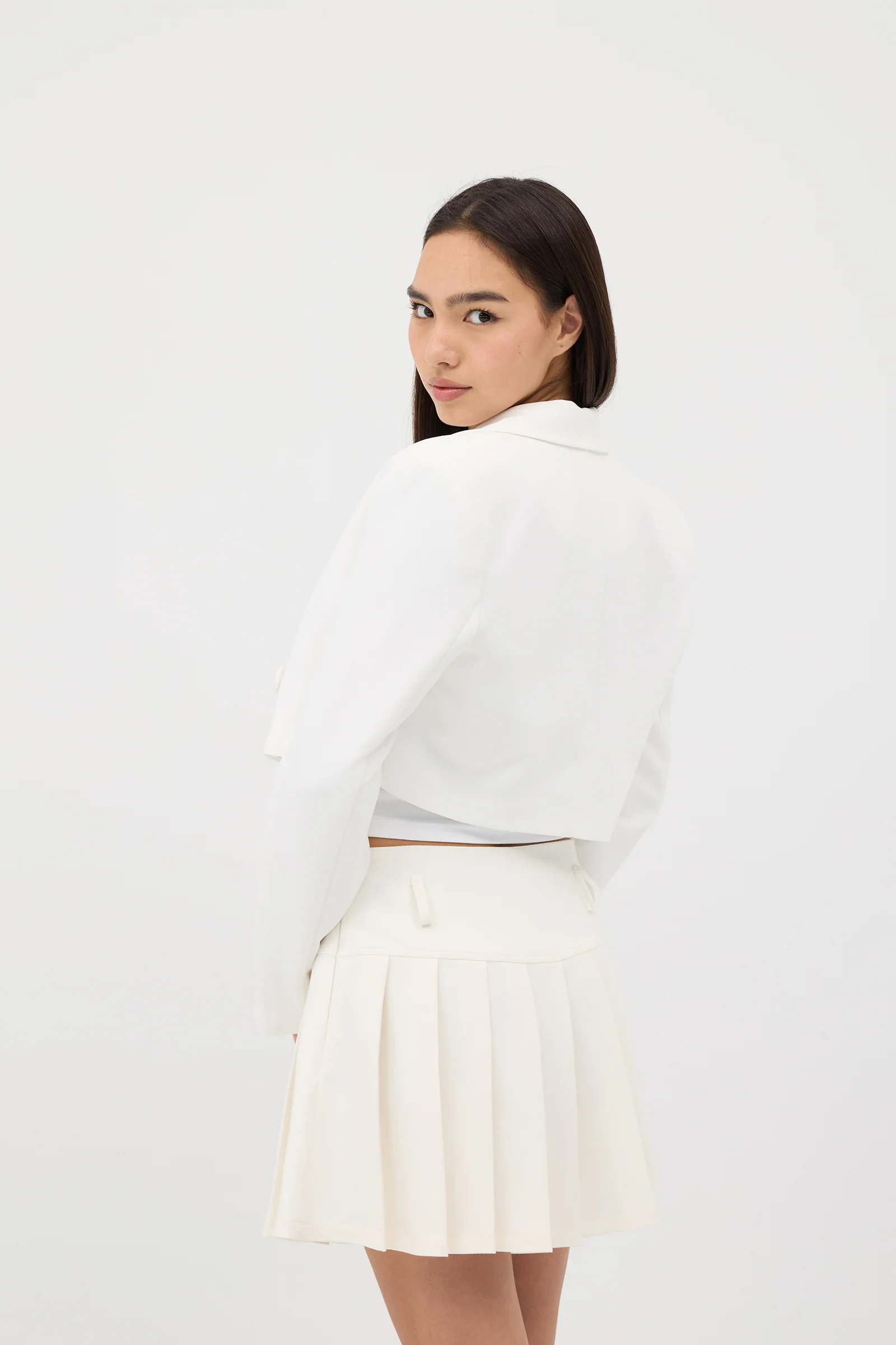 Crop Blazer Jacket - Image 20