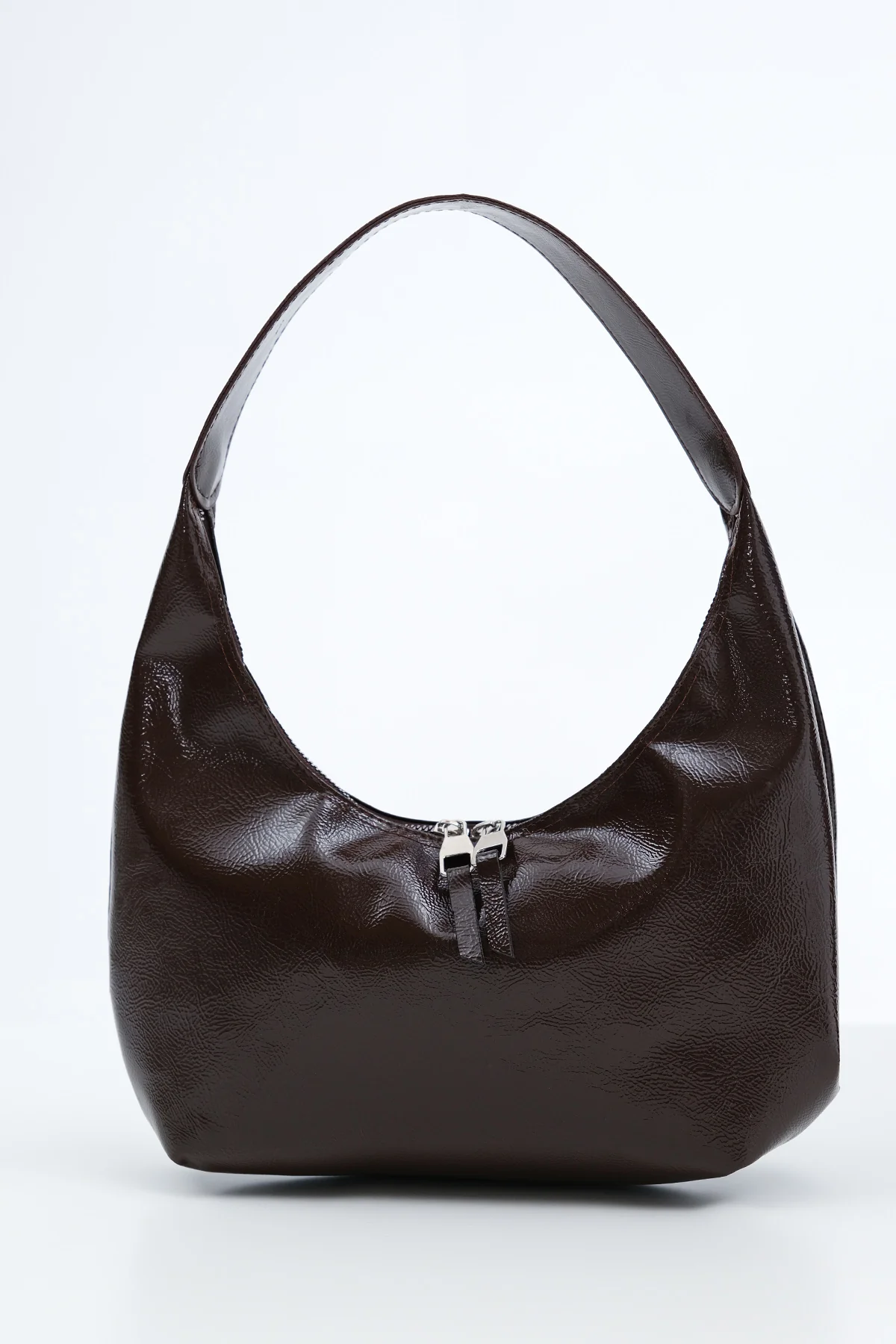 Double Zipper Baguette Bag - Image 11