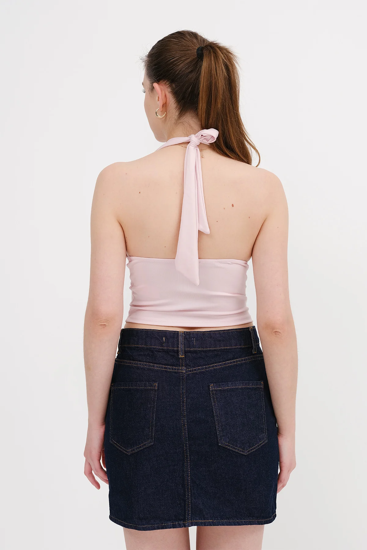 Halter Neck Crop Blouse - Image 30