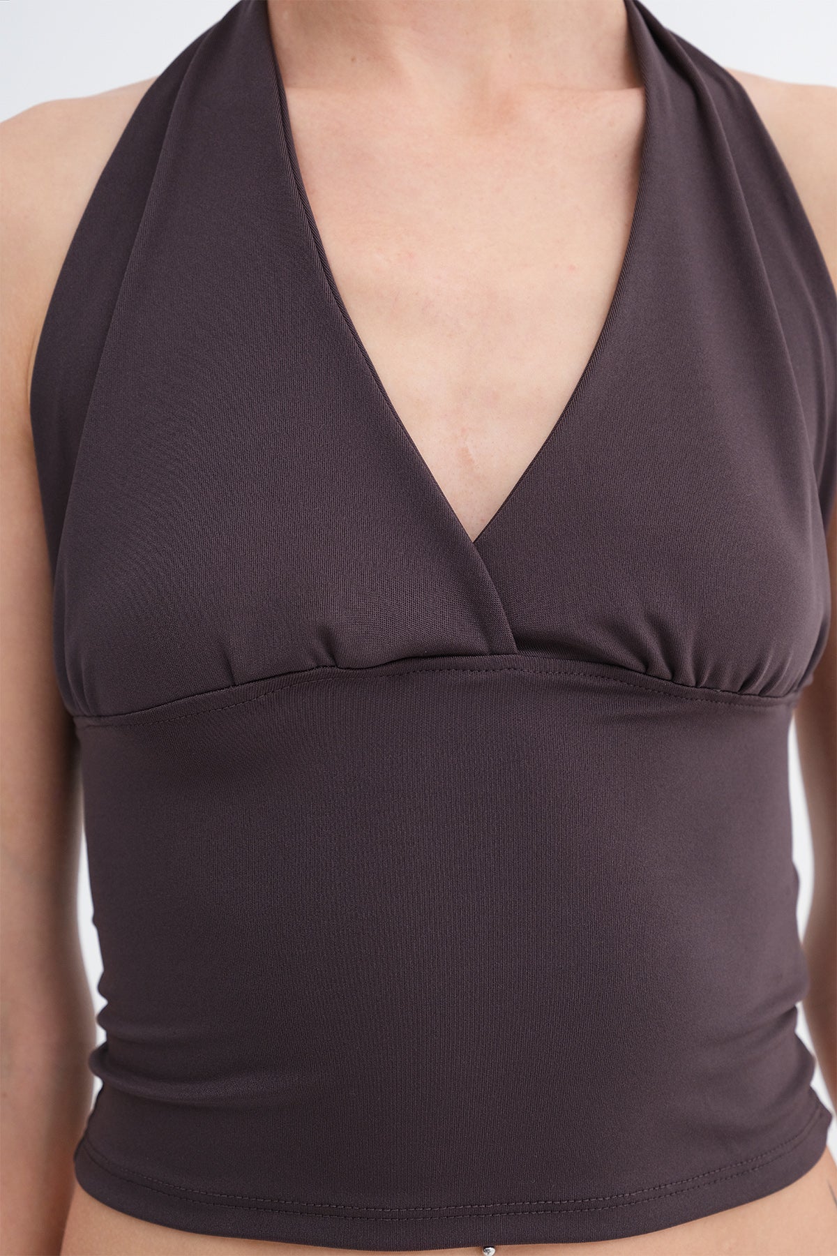 Halter Neck Crop Blouse - Image 5