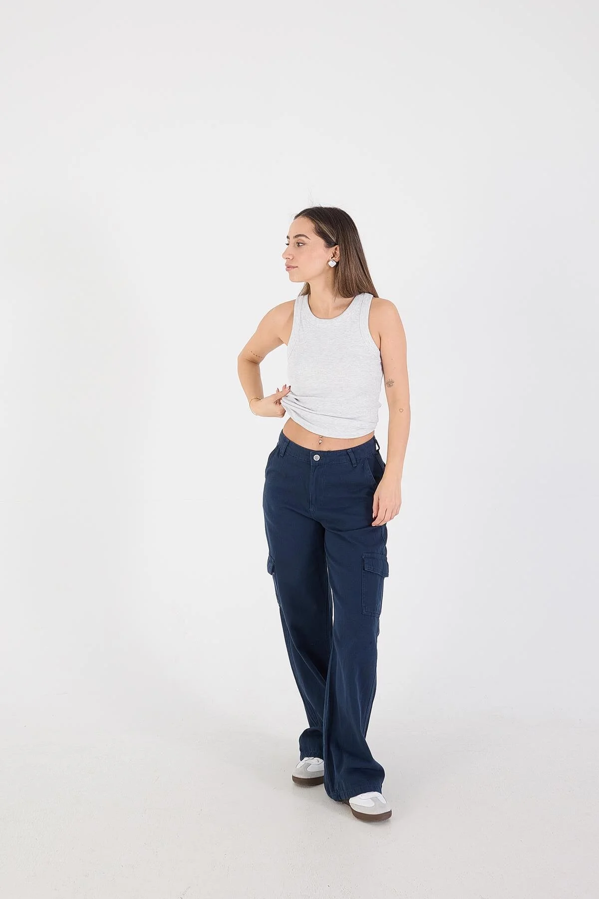 Halter Neck Top With Ribbed - Image 68