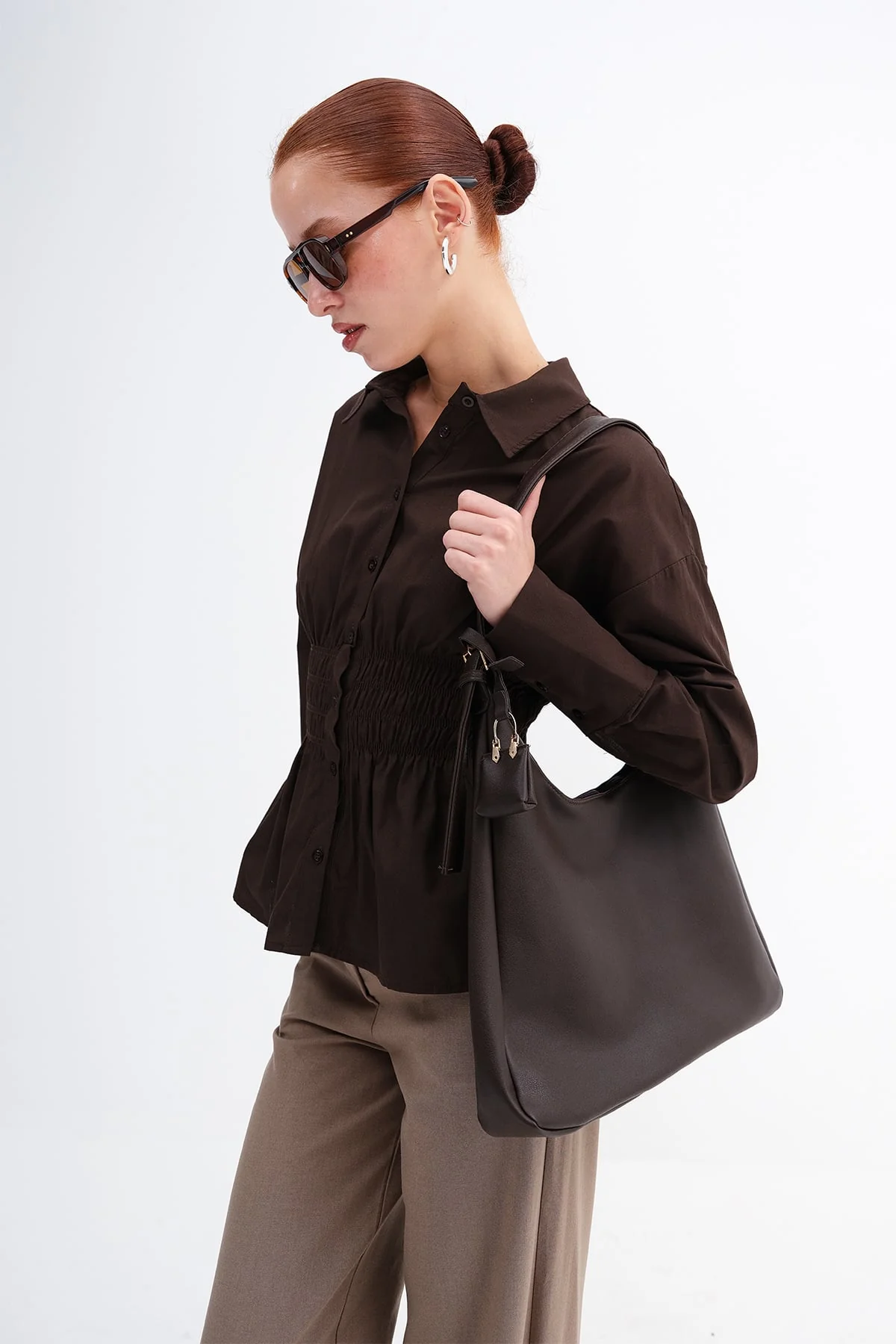 Hand and Shoulder Bag with Charms - Image 7