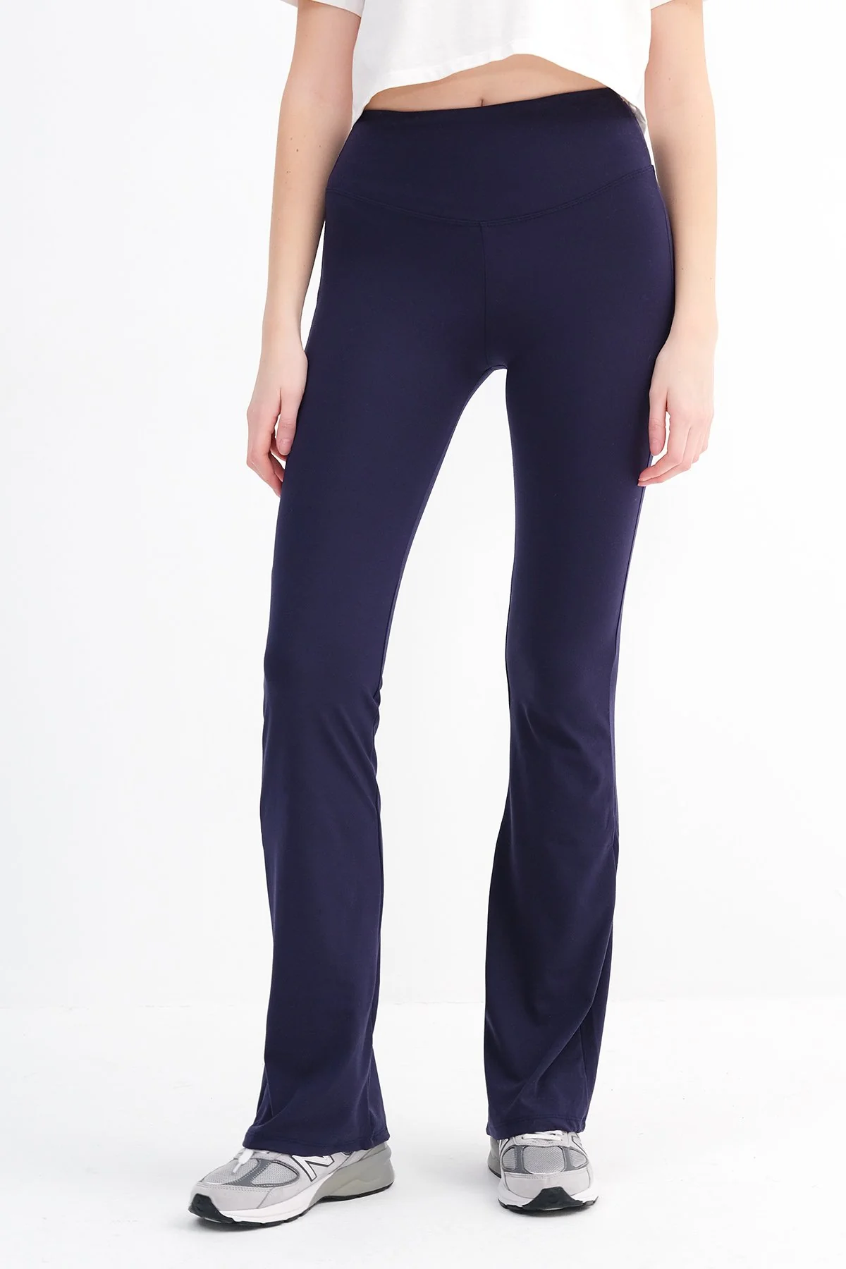 High Waist Flare Leg Tights - Image 14