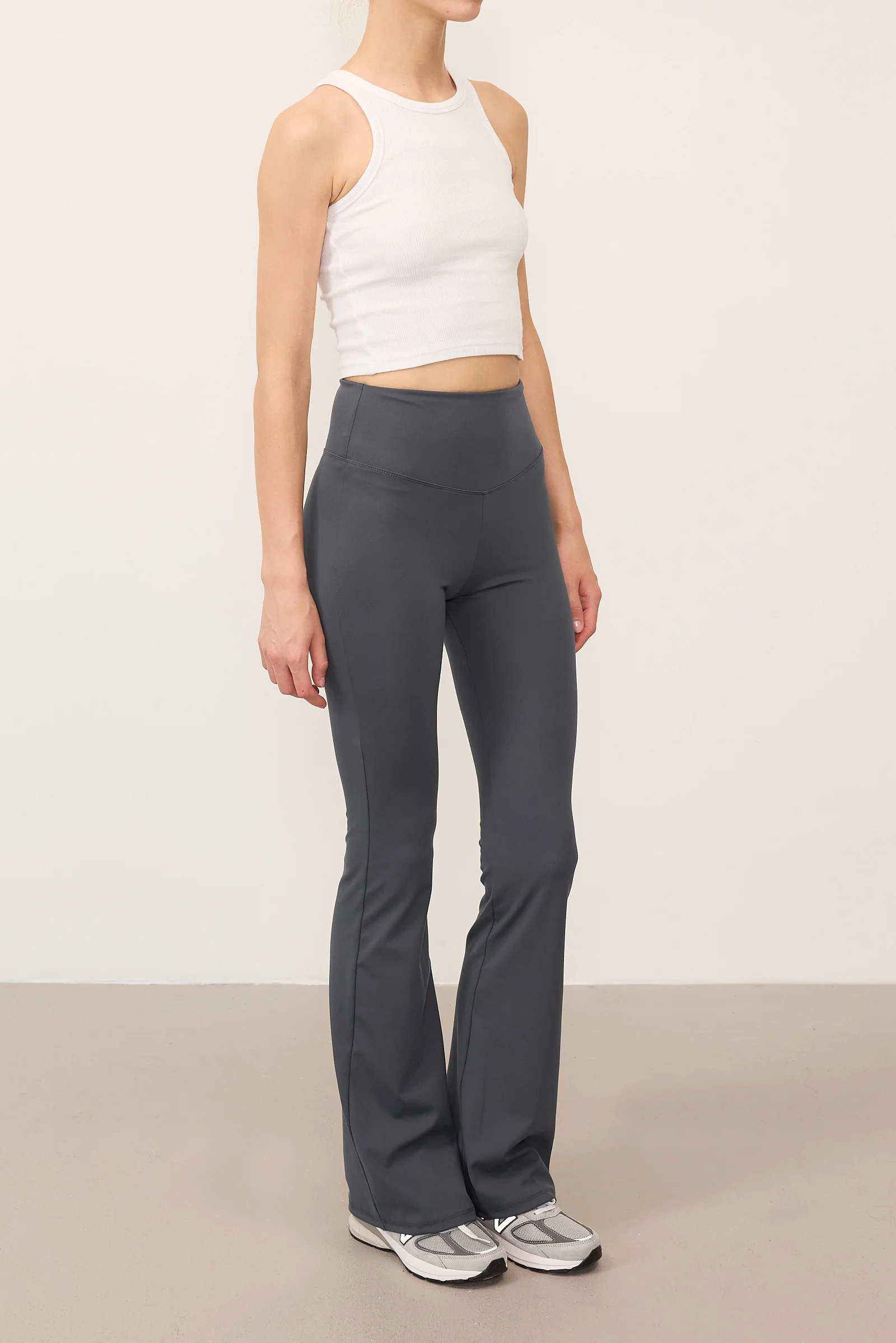 High Waist Flare Leg Tights - Image 8