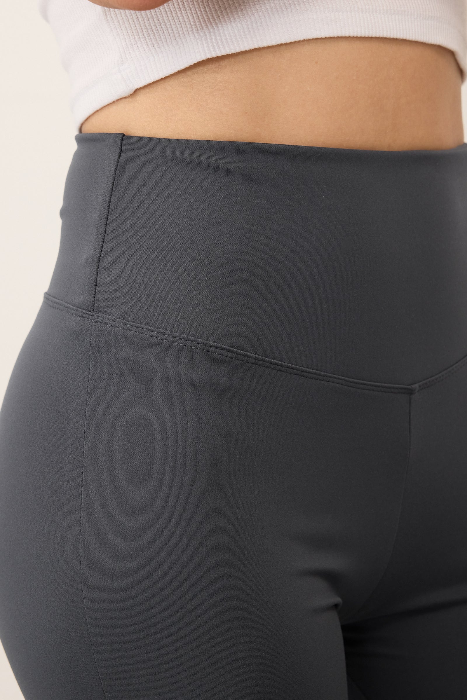 High Waist Flare Leg Tights - Image 9