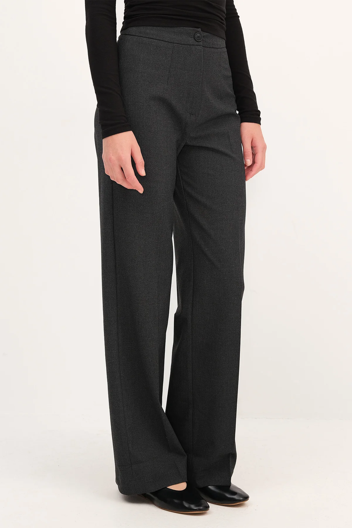 High-Waisted Wide Leg Trousers - Image 18
