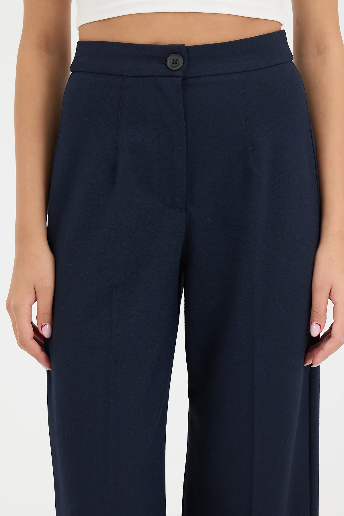 High-Waisted Wide Leg Trousers - Image 5