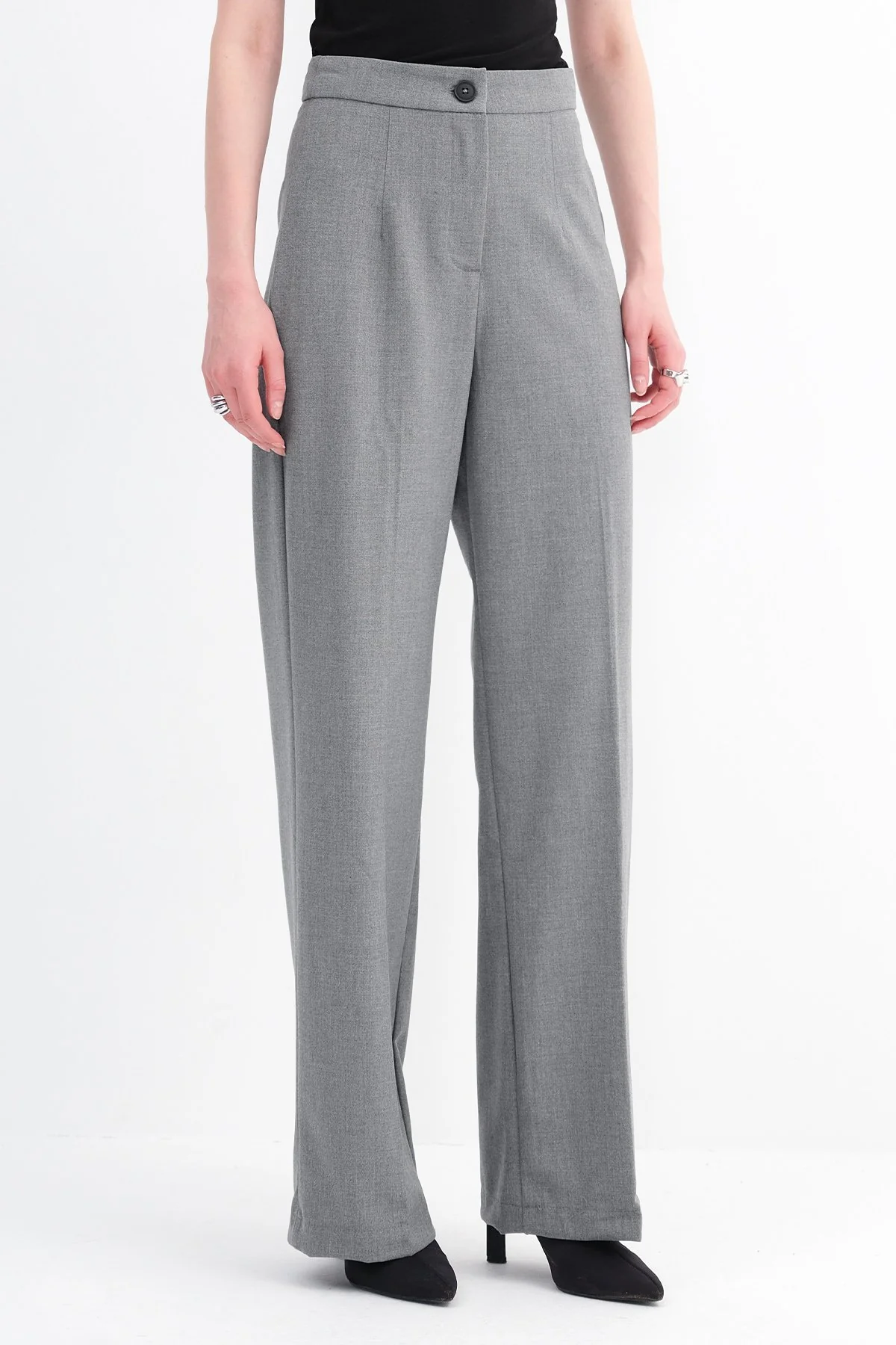 High-Waisted Wide Leg Trousers - Image 53