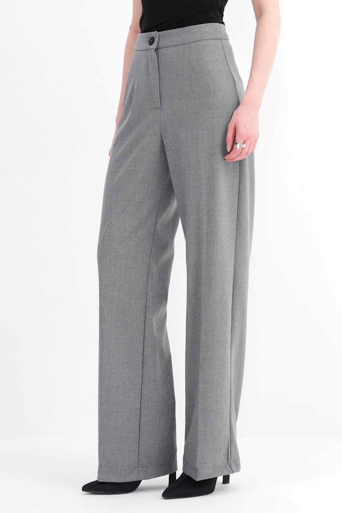High-Waisted Wide Leg Trousers - Image 56