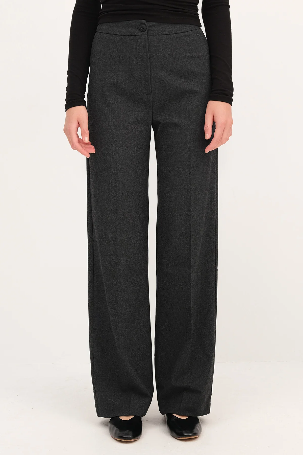 High-Waisted Wide Leg Trousers - Image 65