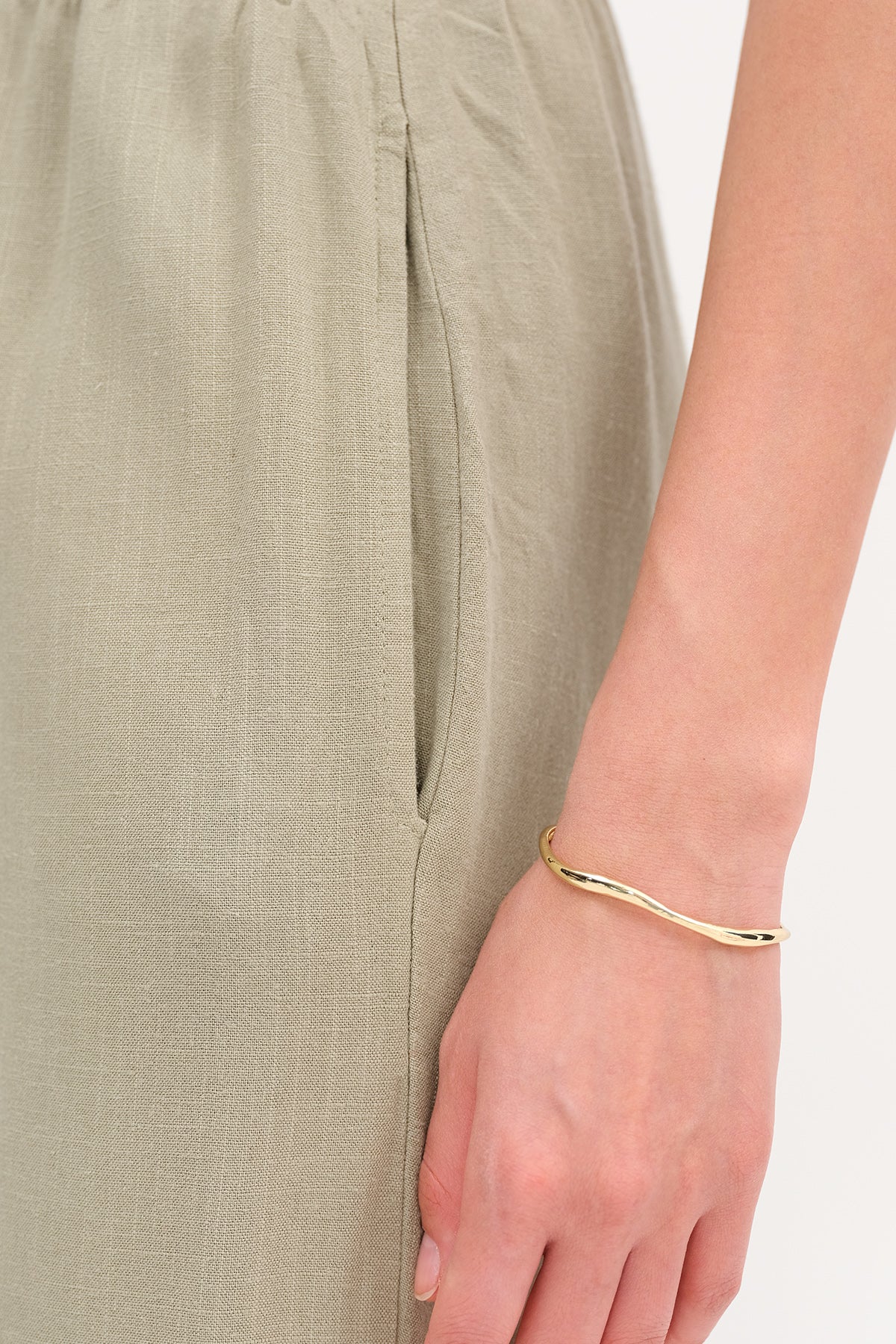 Linen-Blend Tie-Waist Wide Leg Pants - Image 27