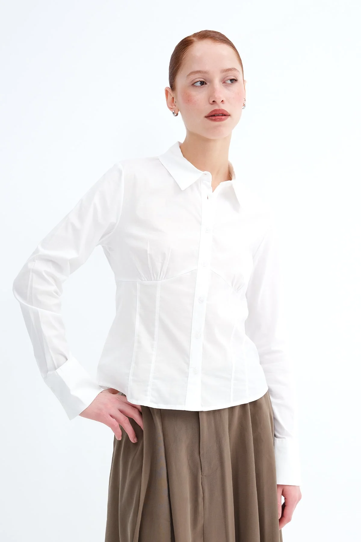 Long Sleeve Button-Up Shirt - Image 18