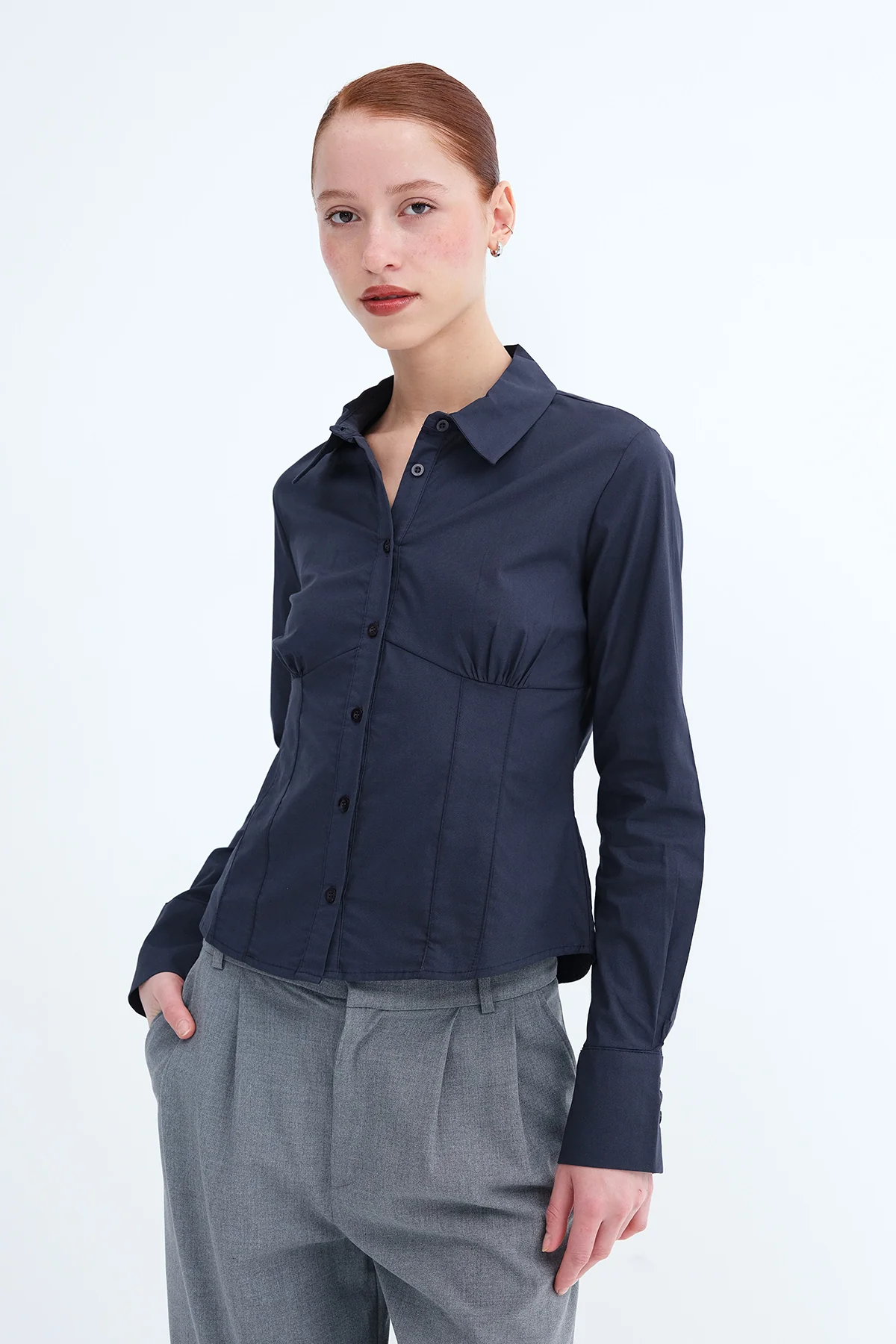 Long Sleeve Button-Up Shirt - Image 21