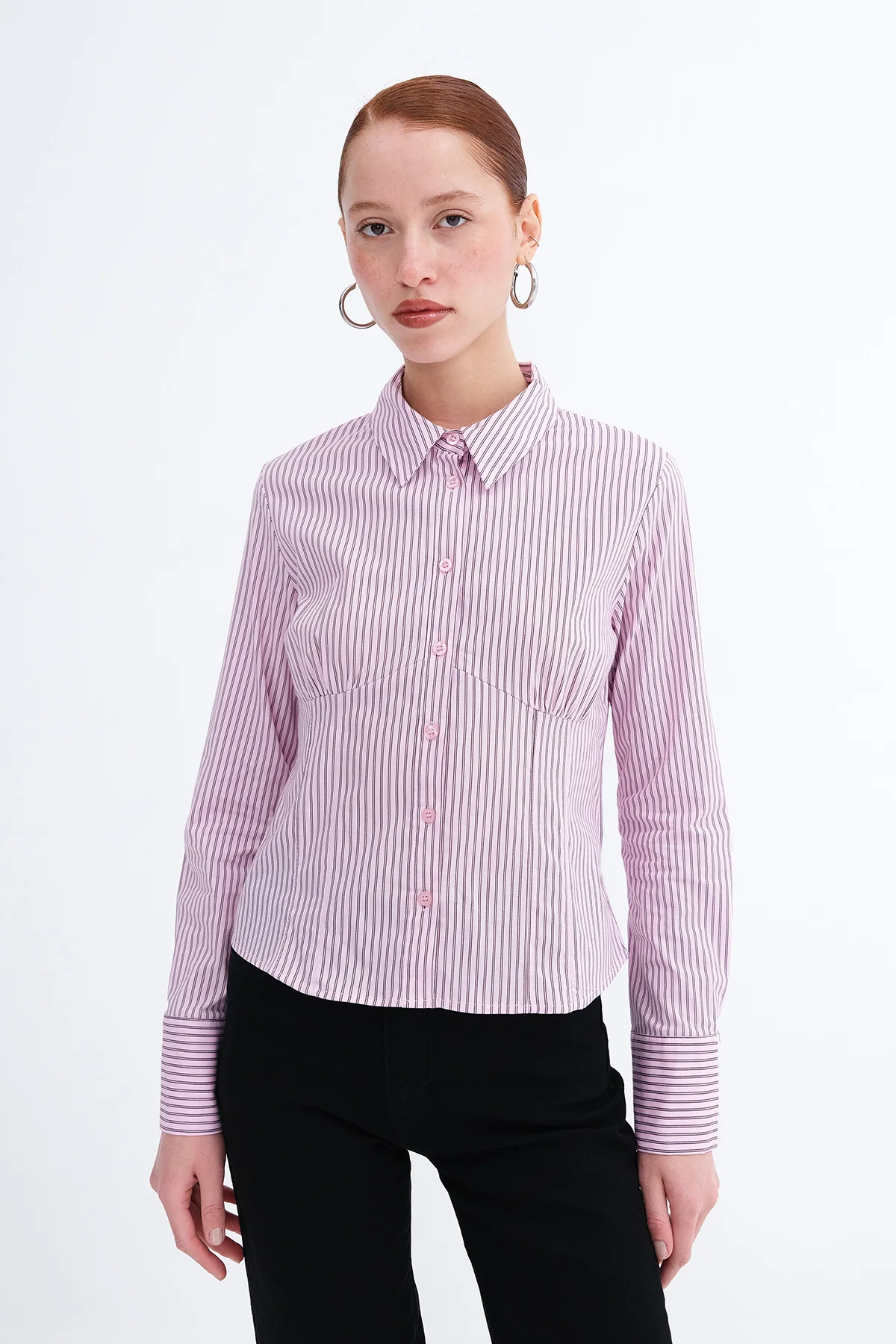 Long Sleeve Button-Up Shirt - Image 3