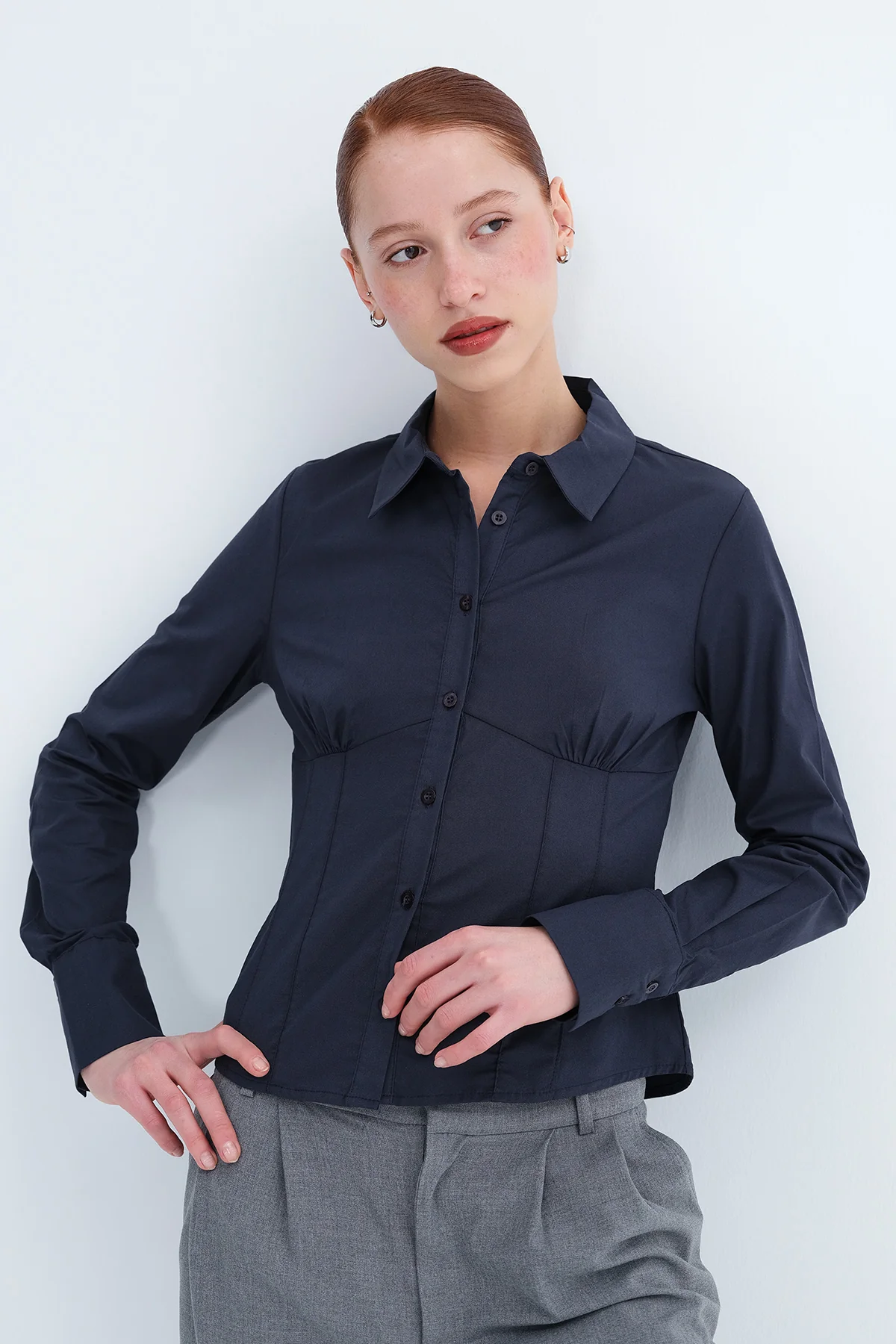 Long Sleeve Button-Up Shirt - Image 6