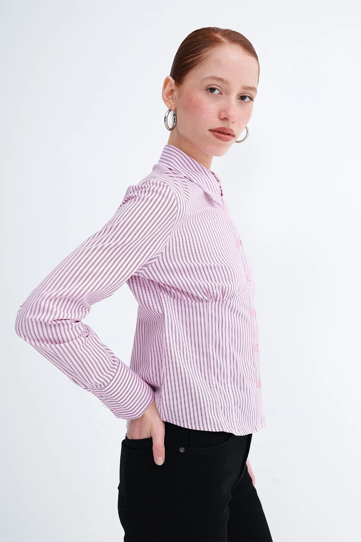 Long Sleeve Button-Up Shirt - Image 7