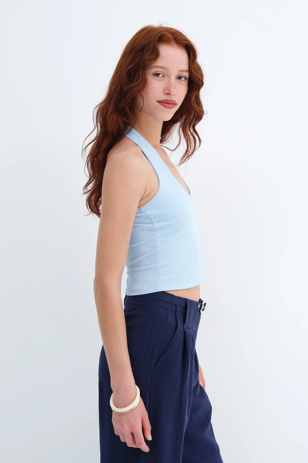 Neck Blouse - Image 3