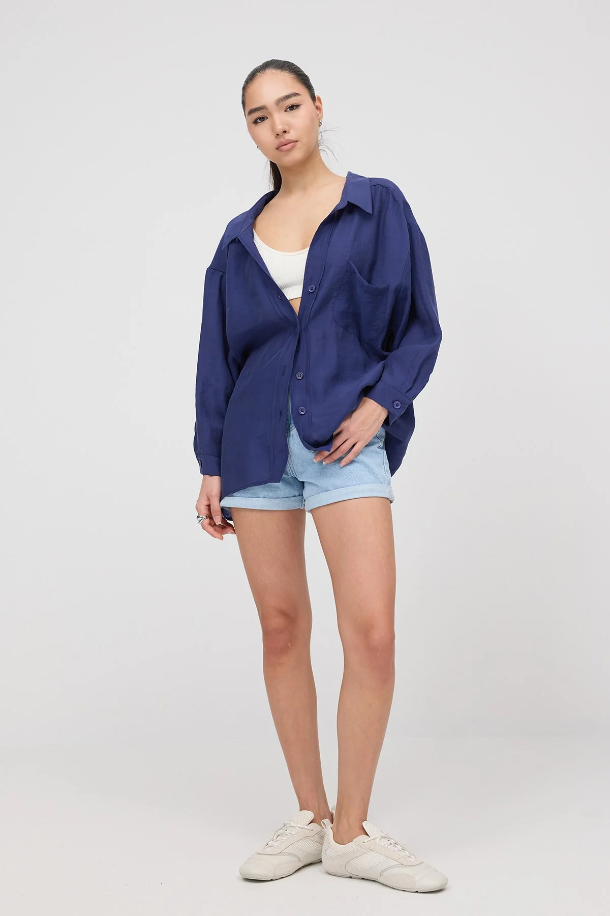 Oversize Shirt With Pocket Detail - Image 12