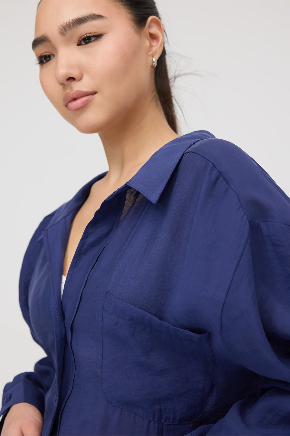 Oversize Shirt With Pocket Detail - Image 14