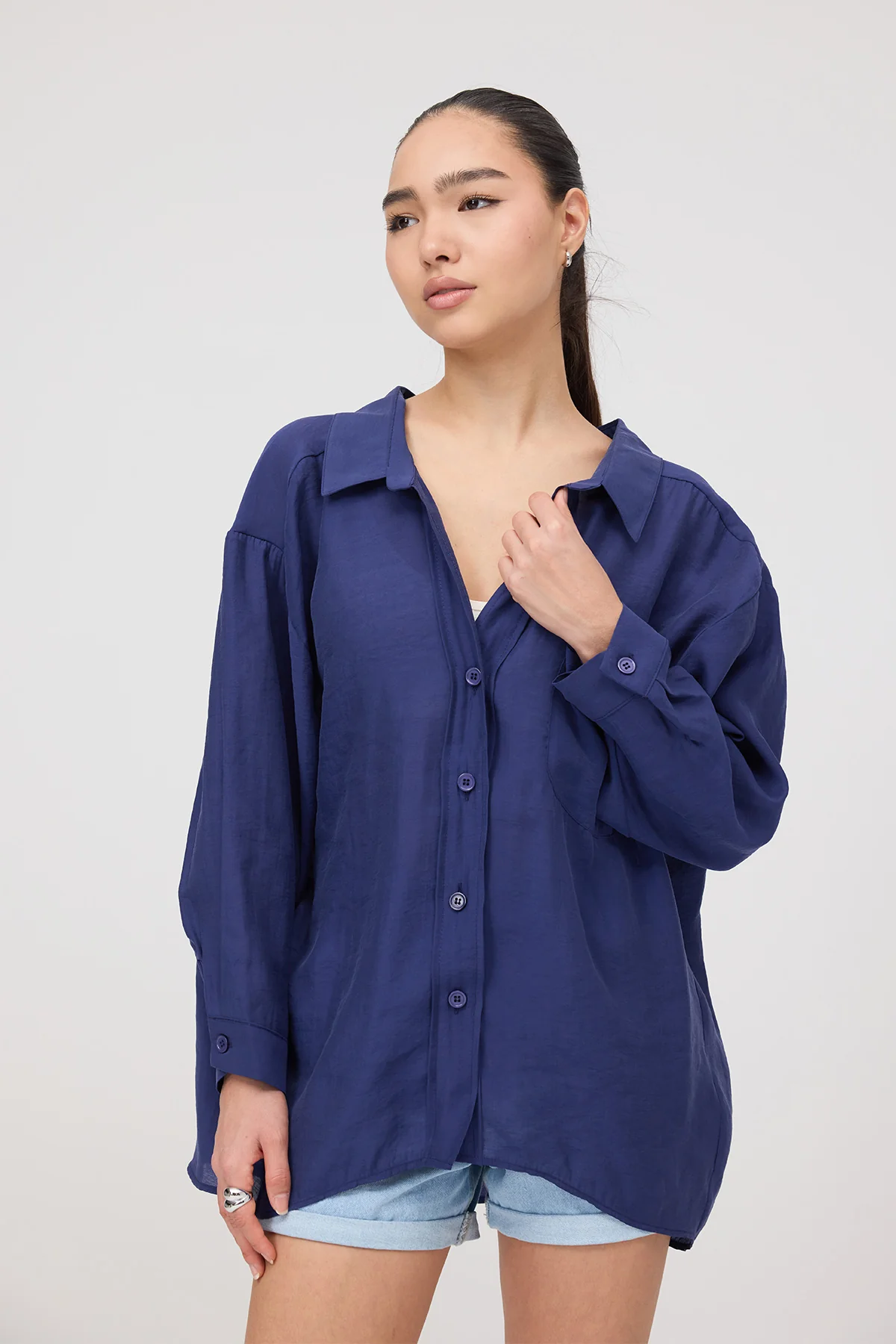 Oversize Shirt With Pocket Detail - Image 15