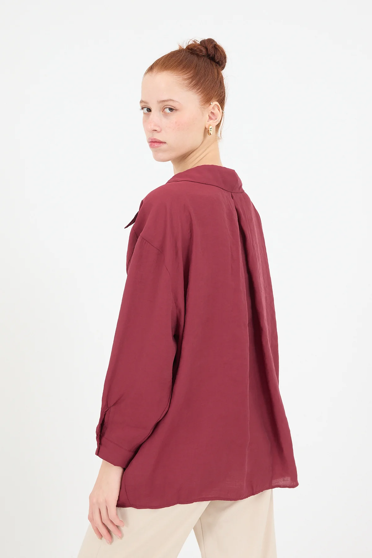 Oversize Shirt With Pocket Detail - Image 33