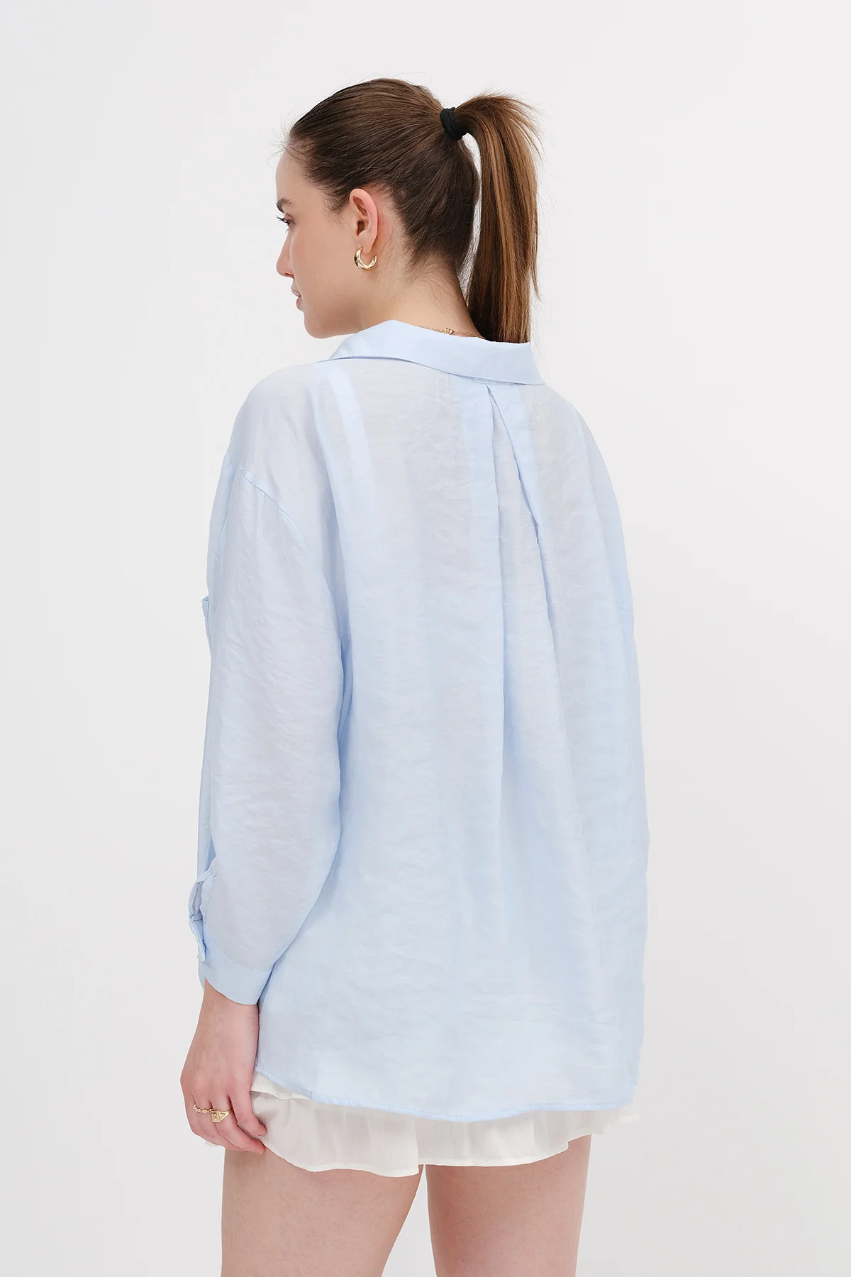 Oversize Shirt With Pocket Detail - Image 49