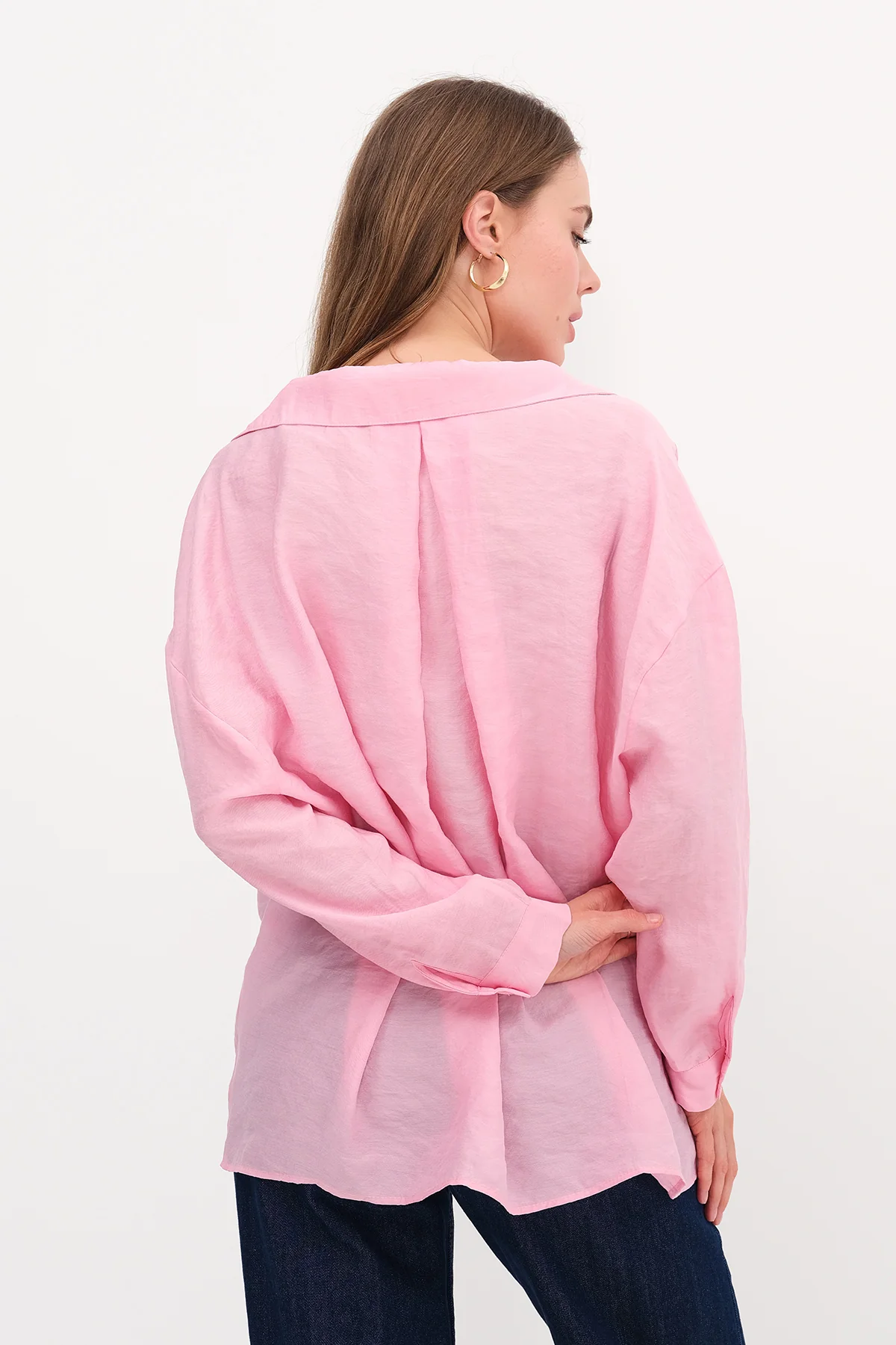 Oversize Shirt With Pocket Detail - Image 6