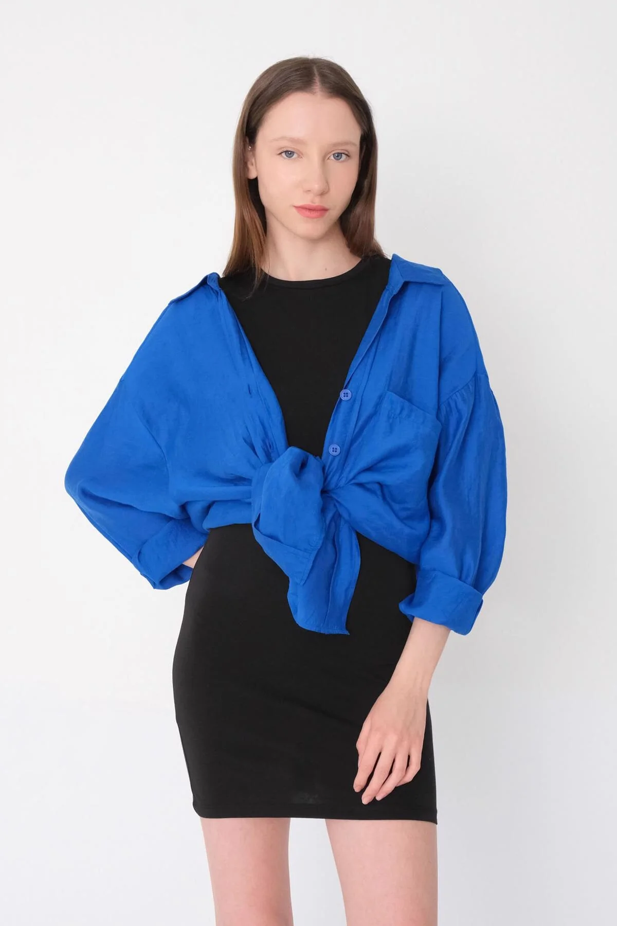 Oversize Shirt With Pocket Detail - Image 67