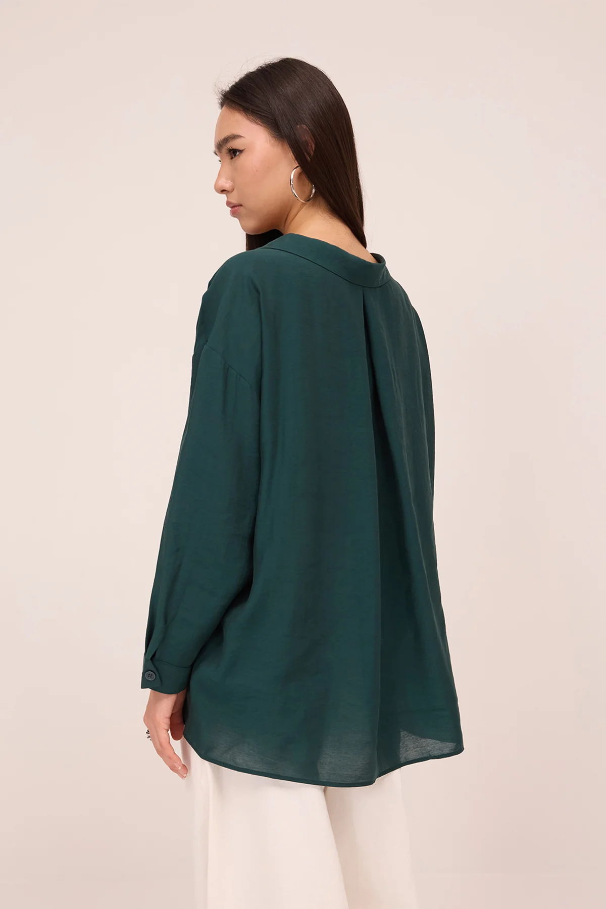Oversize Shirt With Pocket Detail - Image 77