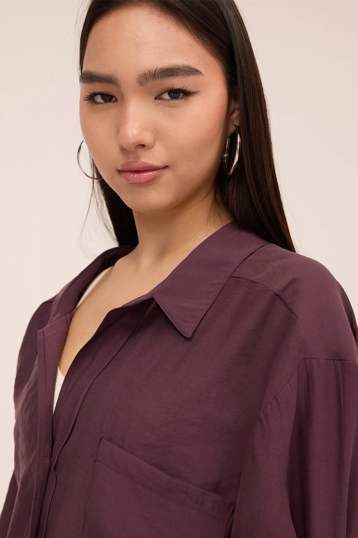 Oversize Shirt With Pocket Detail - Image 9
