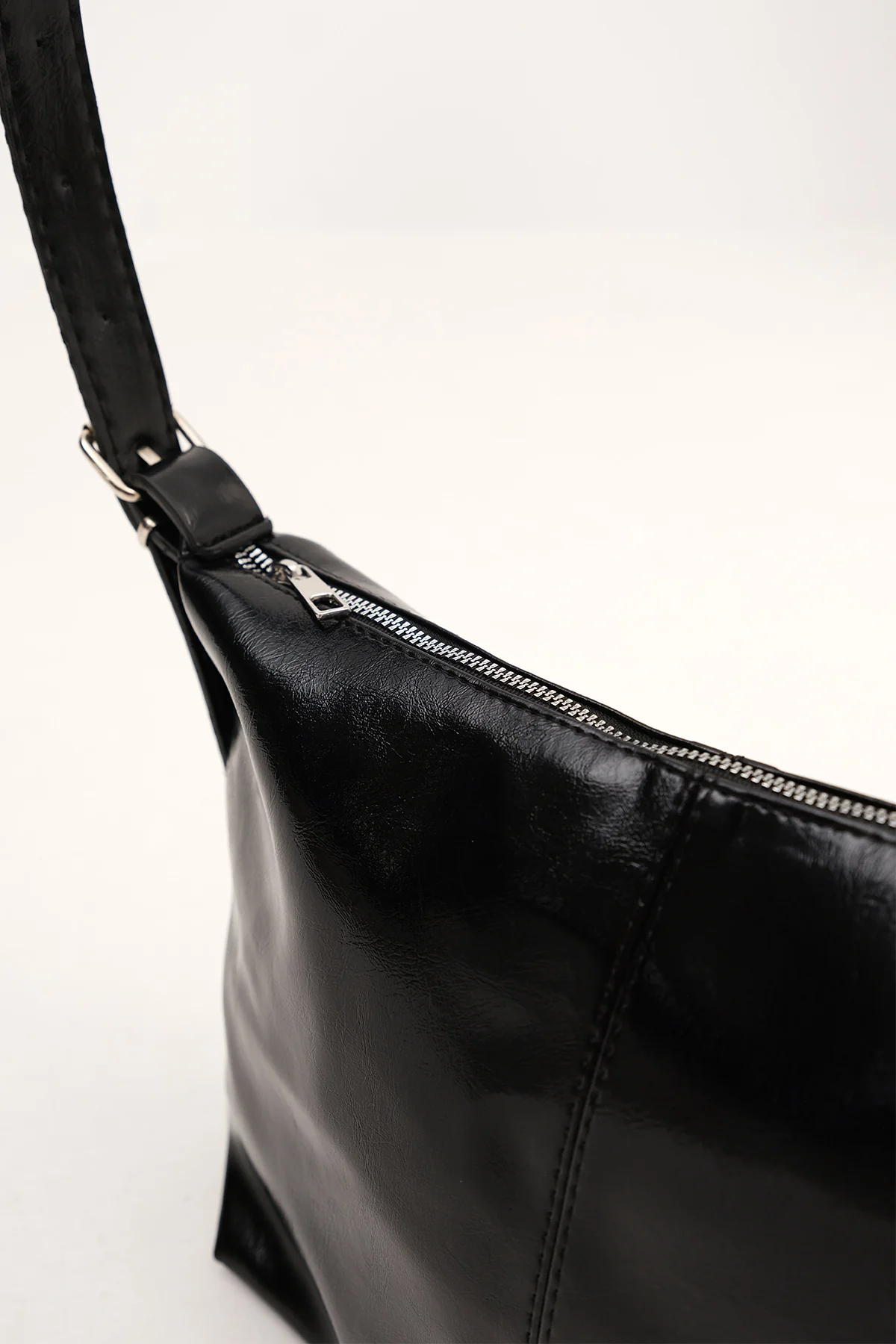Patent Leather Shoulder and Hand Bag - Image 3