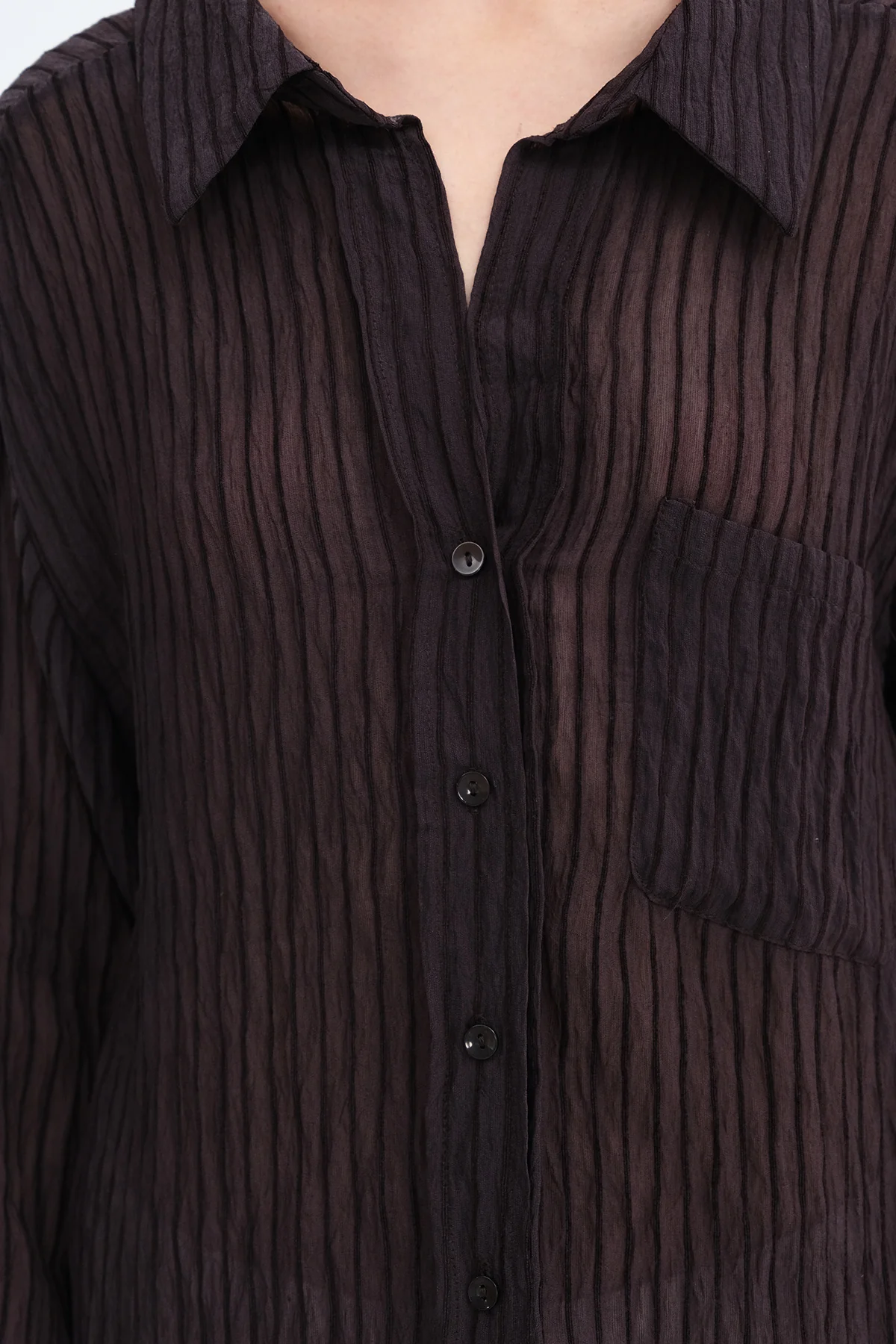 Pocket Striped Shirt - Image 10