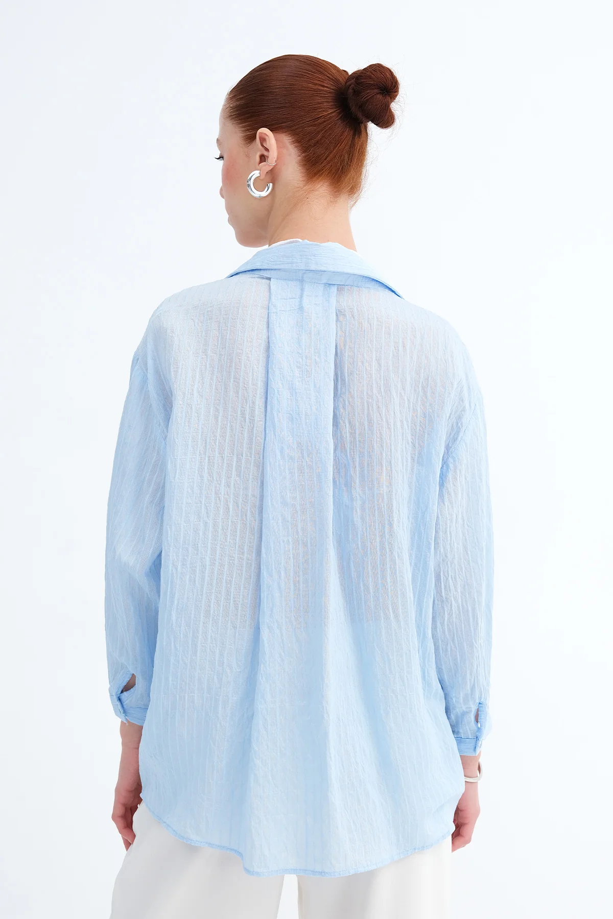 Pocket Striped Shirt - Image 11