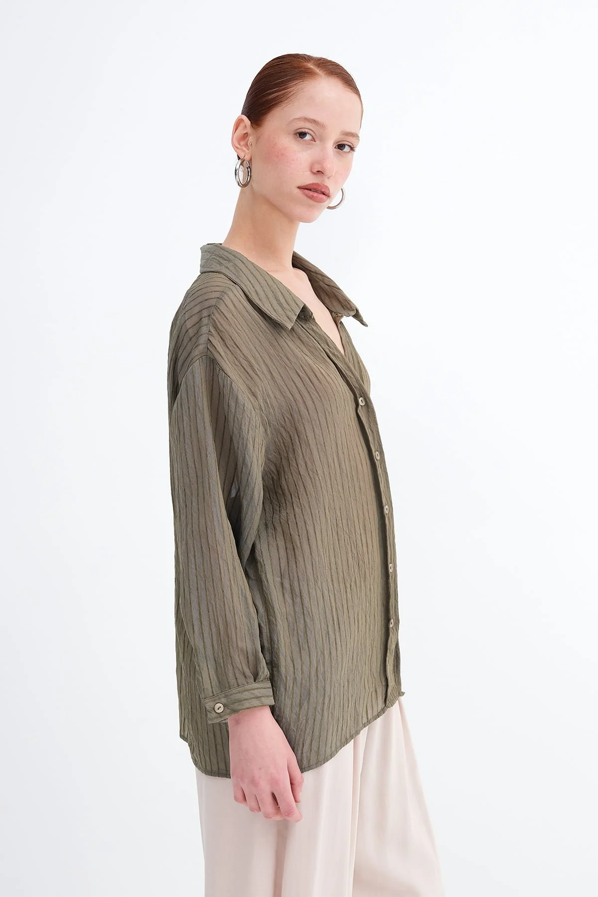 Pocket Striped Shirt - Image 12