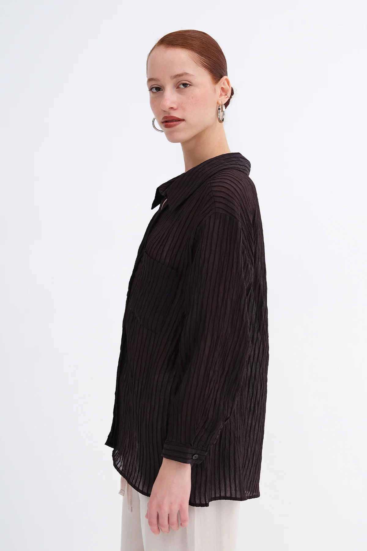 Pocket Striped Shirt - Image 13