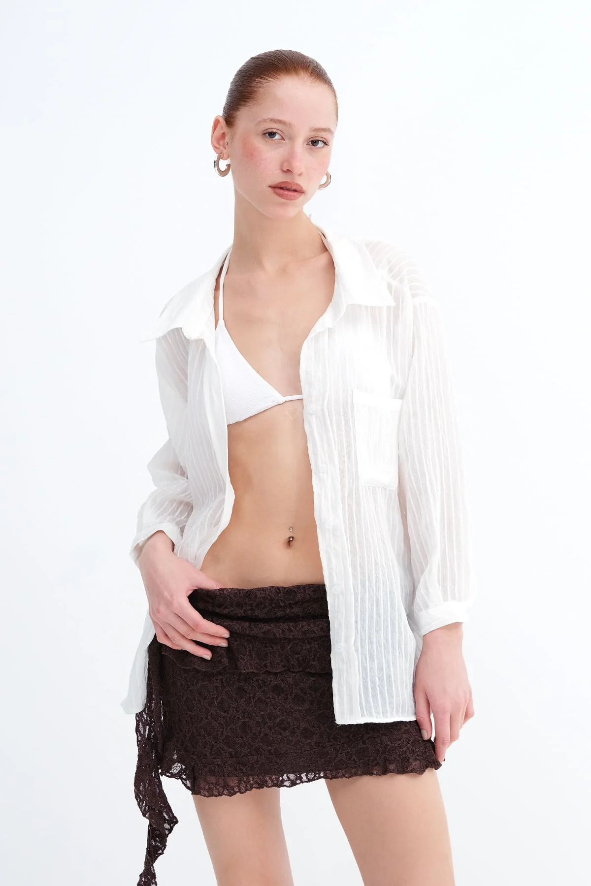 Pocket Striped Shirt - Image 18