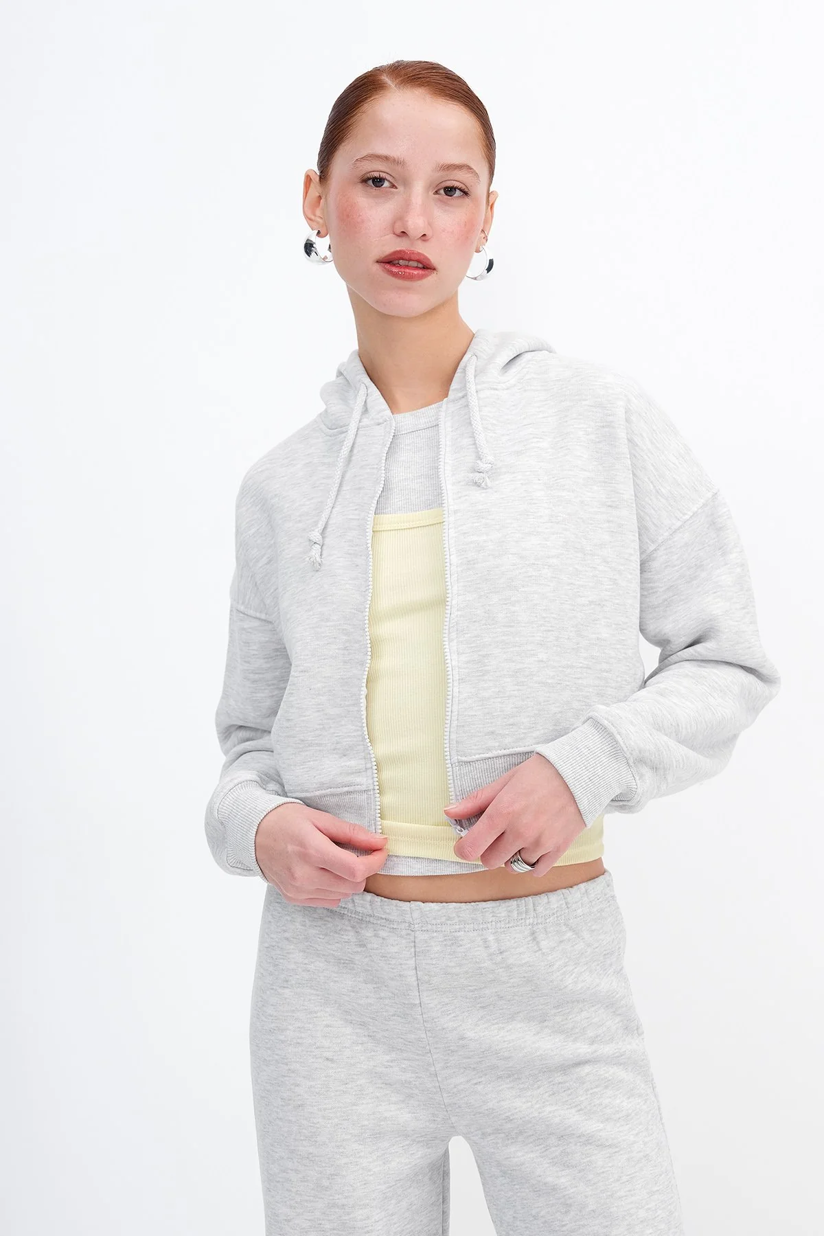 Raised Zipper Sweatshirt - Image 19