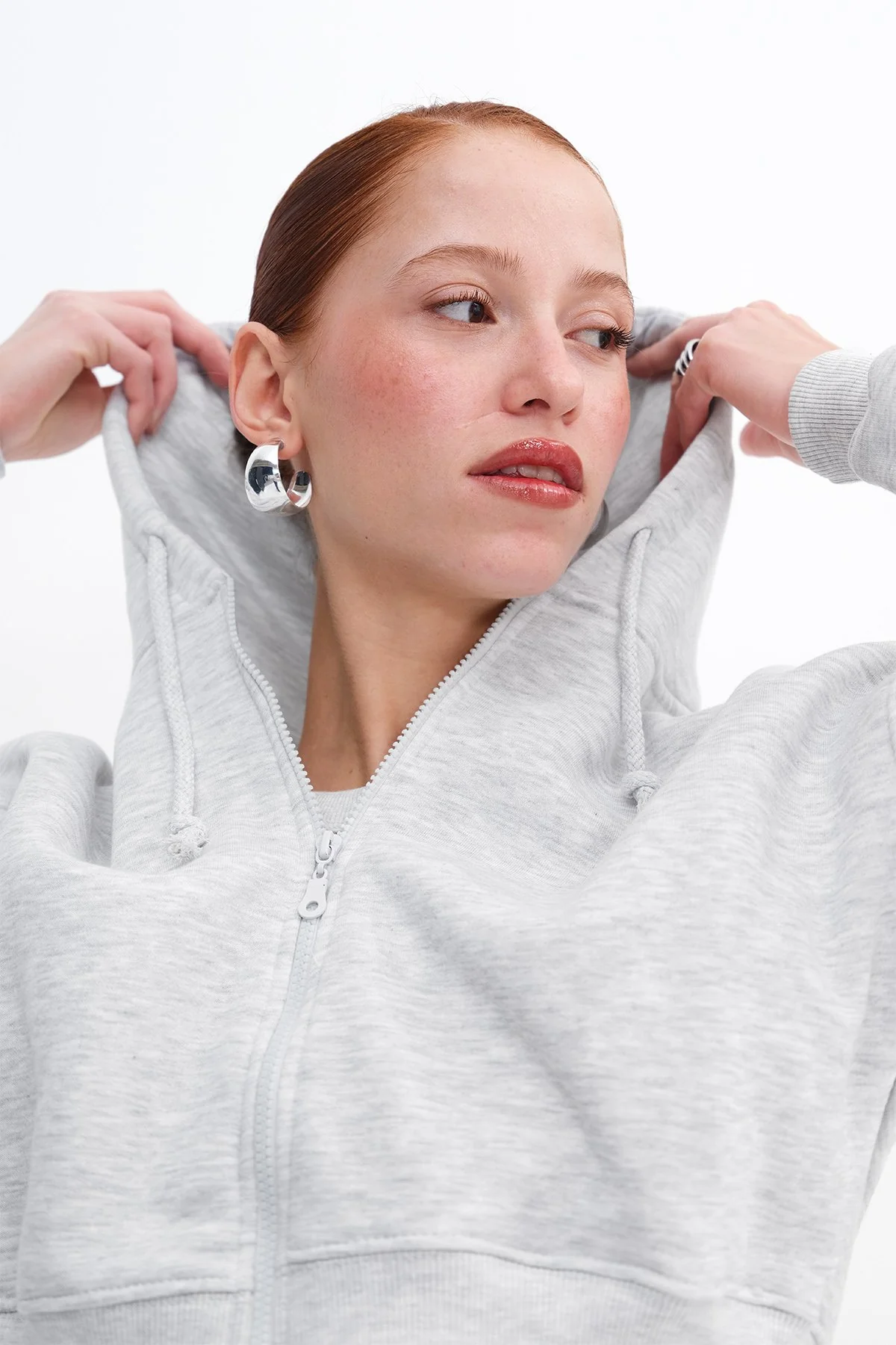 Raised Zipper Sweatshirt - Image 20